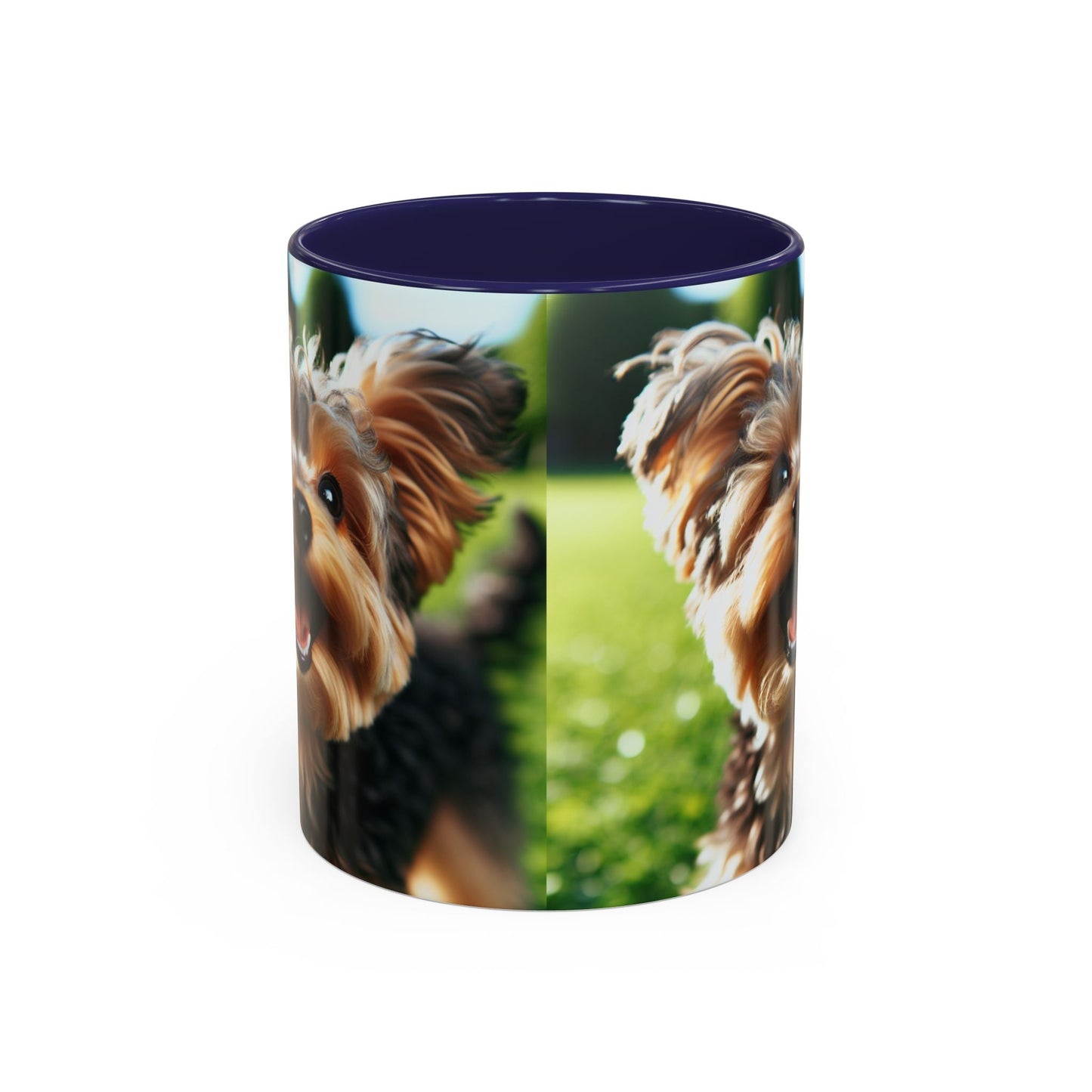 Yorkiepoo Accent Coffee Mug - Perfect Gift for Dog Lovers