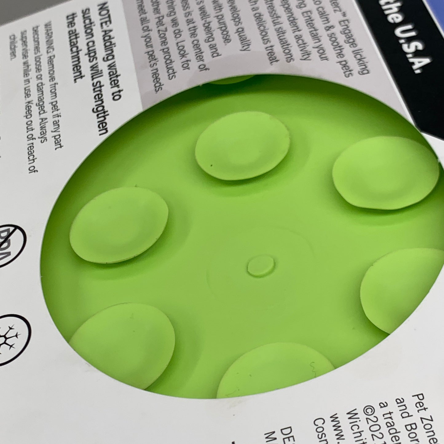 COSMIC PET (Lot de 2) Tapis à lécher anti-ennui Engage Slow Feeder Vert 70808 V2 