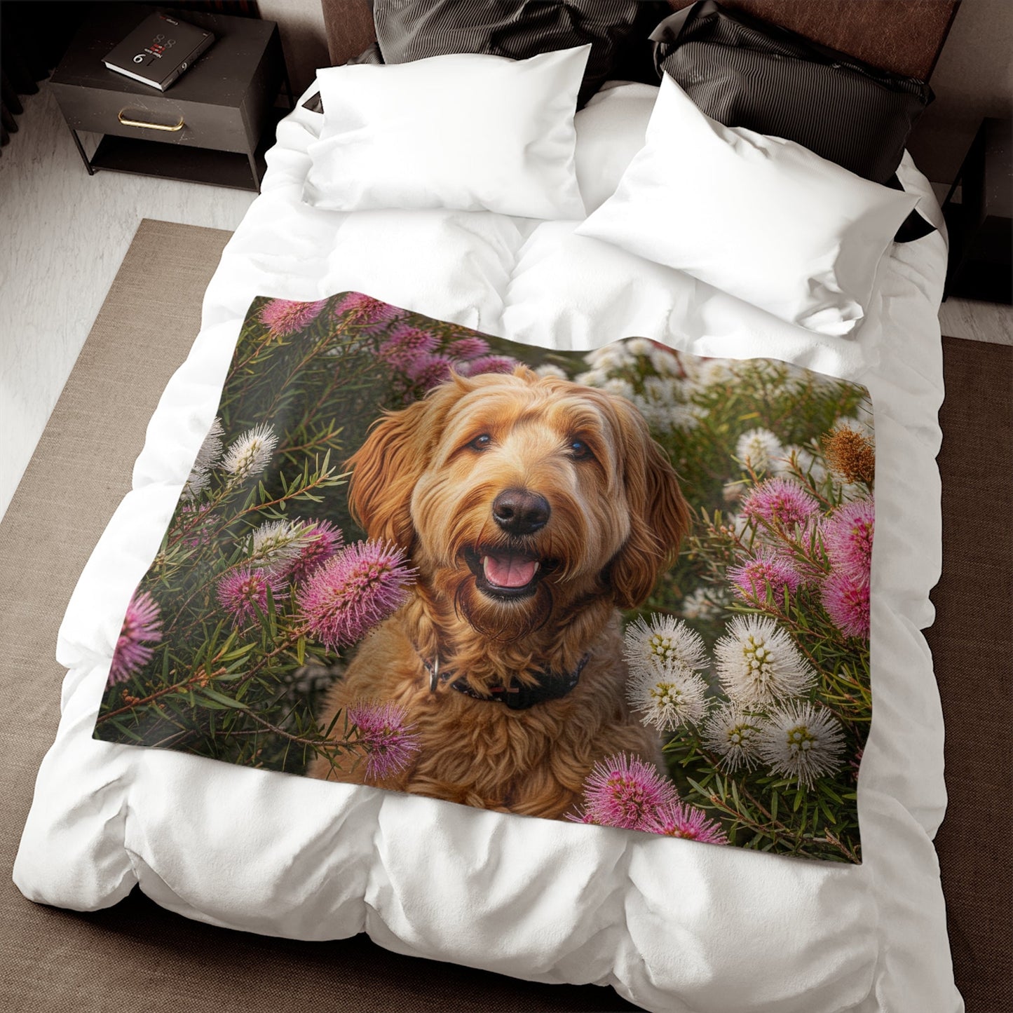 Goldendoodle Sweatshirt Blanket