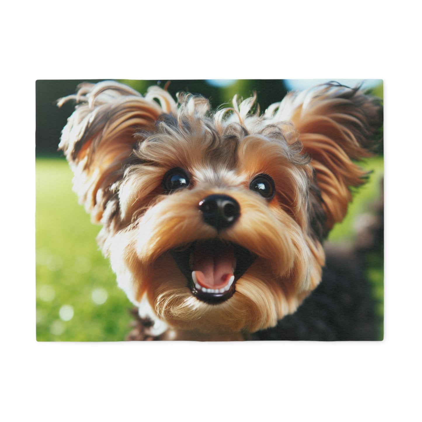 Yorkiepoo Sweatshirt Blanket