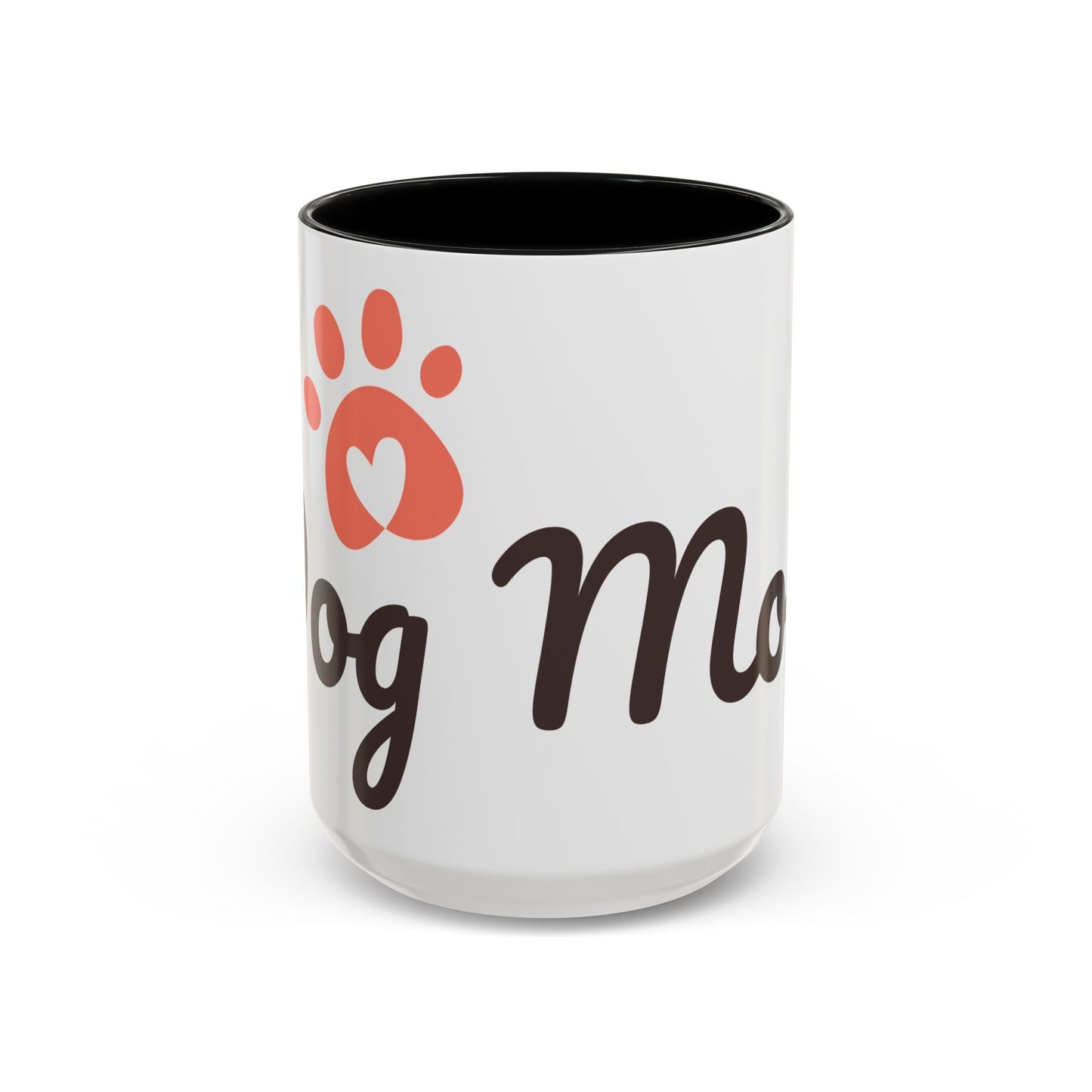 Dog Mom Accent Coffee Mug - Perfect Gift for Dog Lovers