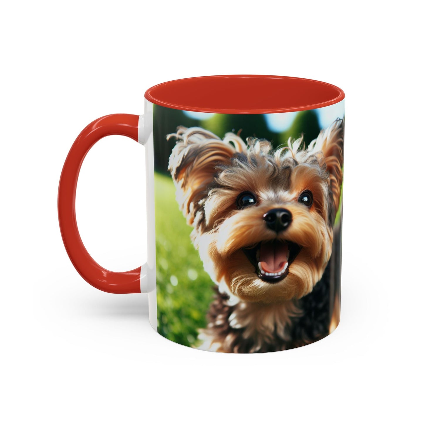 Yorkiepoo Accent Coffee Mug - Perfect Gift for Dog Lovers