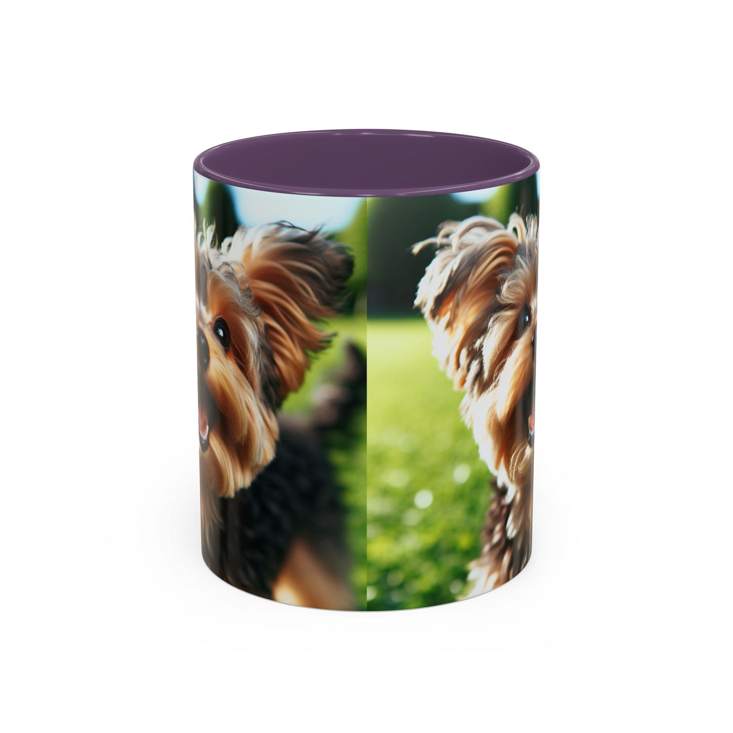 Yorkiepoo Accent Coffee Mug - Perfect Gift for Dog Lovers