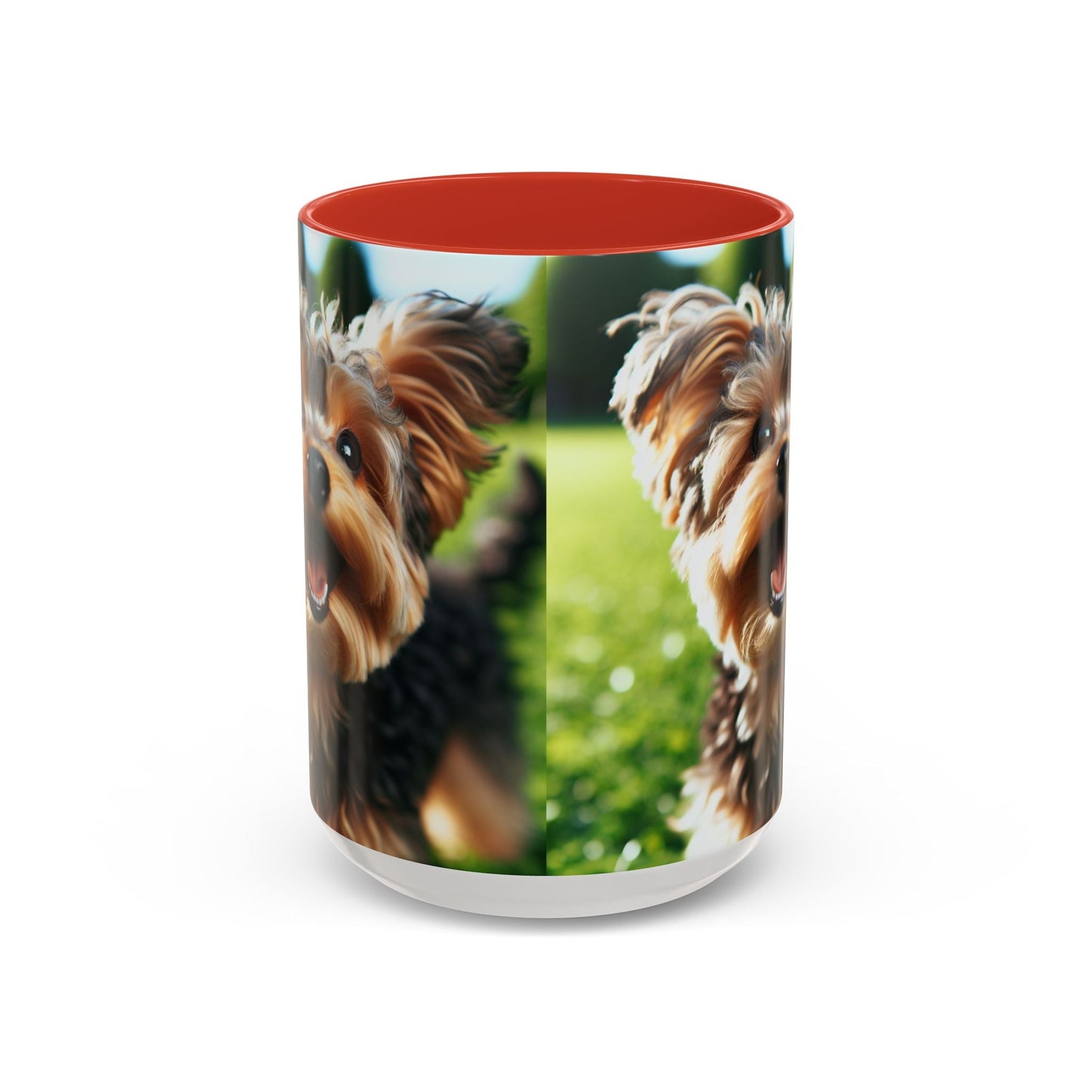 Yorkiepoo Accent Coffee Mug - Perfect Gift for Dog Lovers