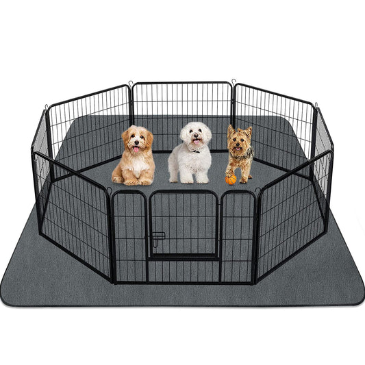 Washable Pee Pad for Dogs 72"x72" Reusable Dog Training Pad Non-Slip Extra Large