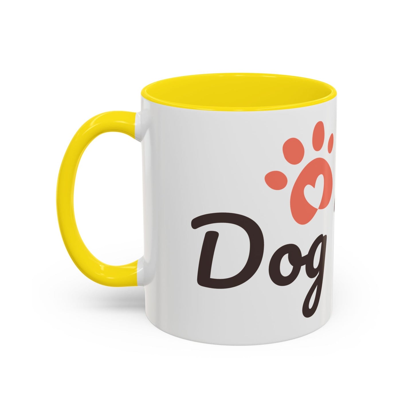 Dog Mom Accent Coffee Mug - Perfect Gift for Dog Lovers