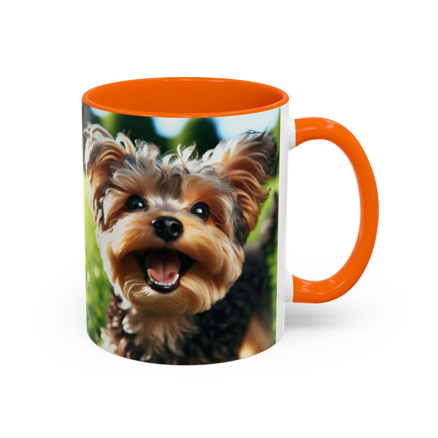 Yorkiepoo Accent Coffee Mug - Perfect Gift for Dog Lovers