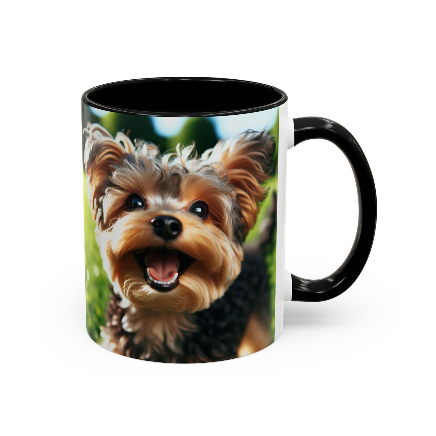 Yorkiepoo Accent Coffee Mug - Perfect Gift for Dog Lovers