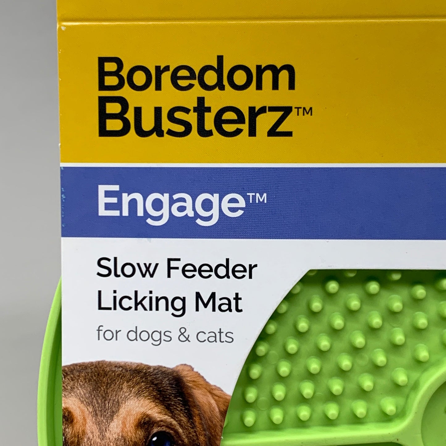COSMIC PET (Lot de 2) Tapis à lécher anti-ennui Engage Slow Feeder Vert 70808 V2 