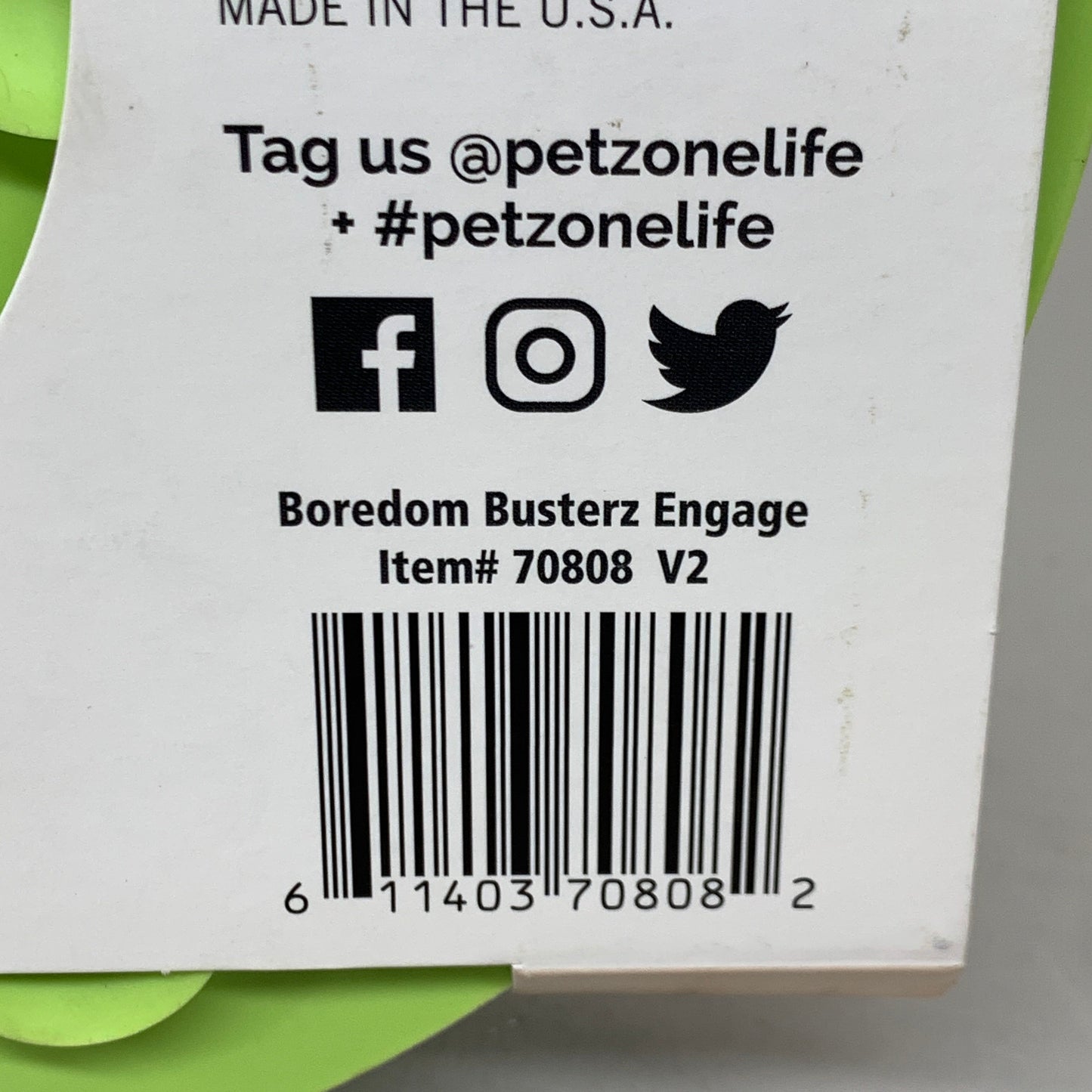 COSMIC PET (Lot de 2) Tapis à lécher anti-ennui Engage Slow Feeder Vert 70808 V2 