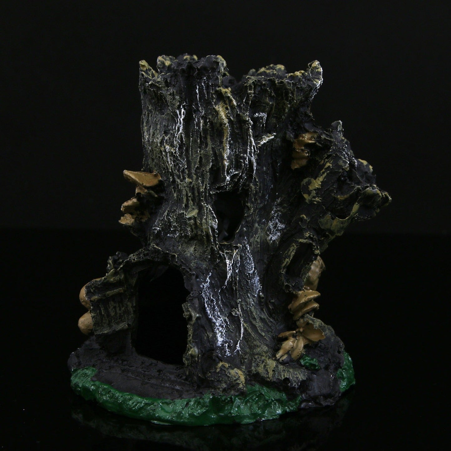 Fish tank pet shelter lizard house tree stump ornaments