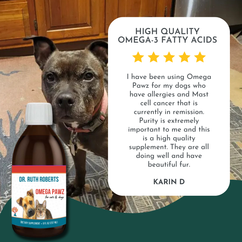 Omega Pawz - Huile liquide oméga 3 pour chiens et chats