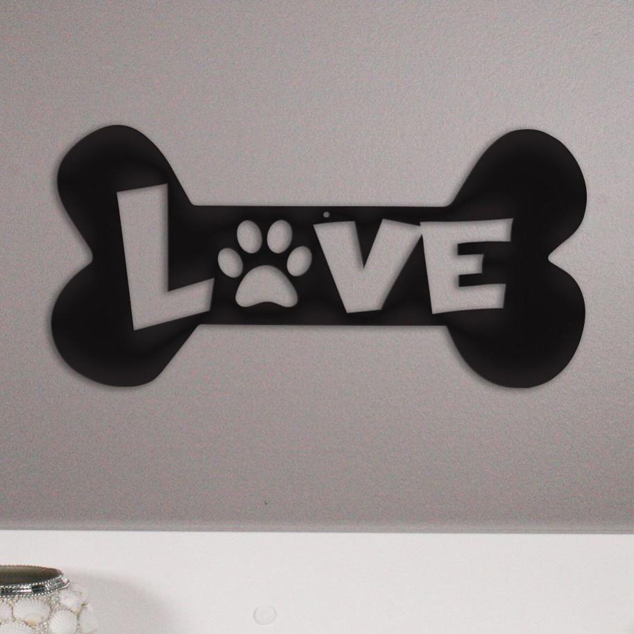 Puppy Love - Metal Wall Art/Décor