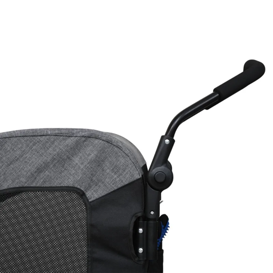 Foldable Pet Stroller with Storage Pocket