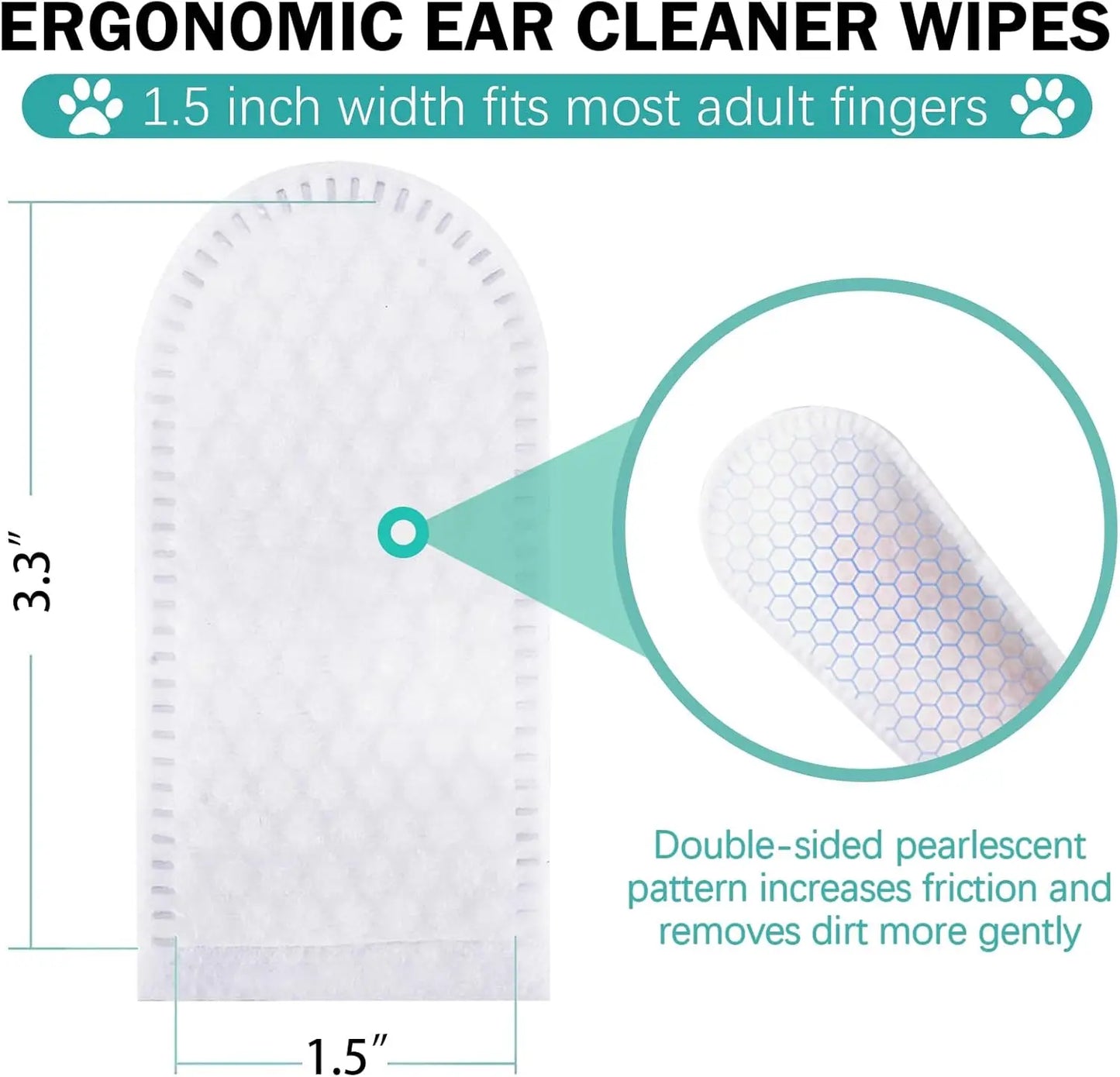 Pet Ear Cleaning Wipes for Healthy Ears