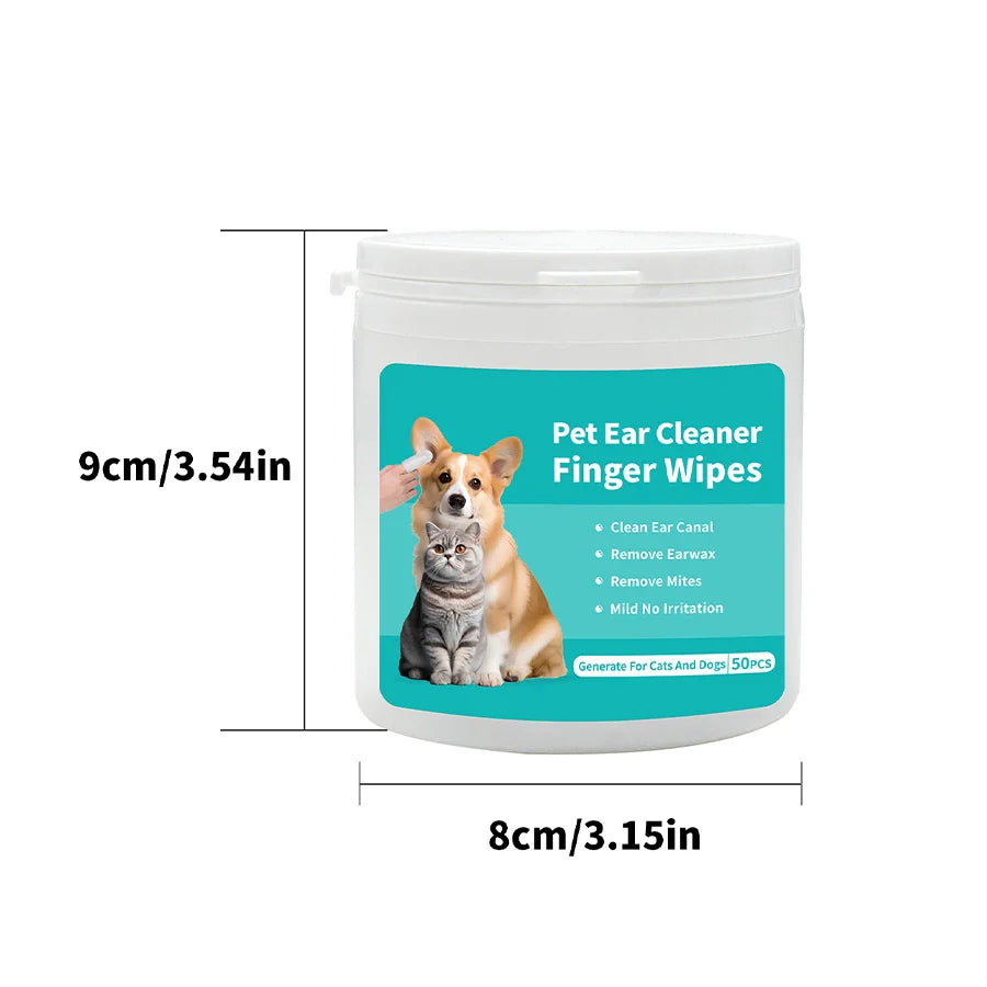 Pet Ear Cleaning Wipes for Healthy Ears