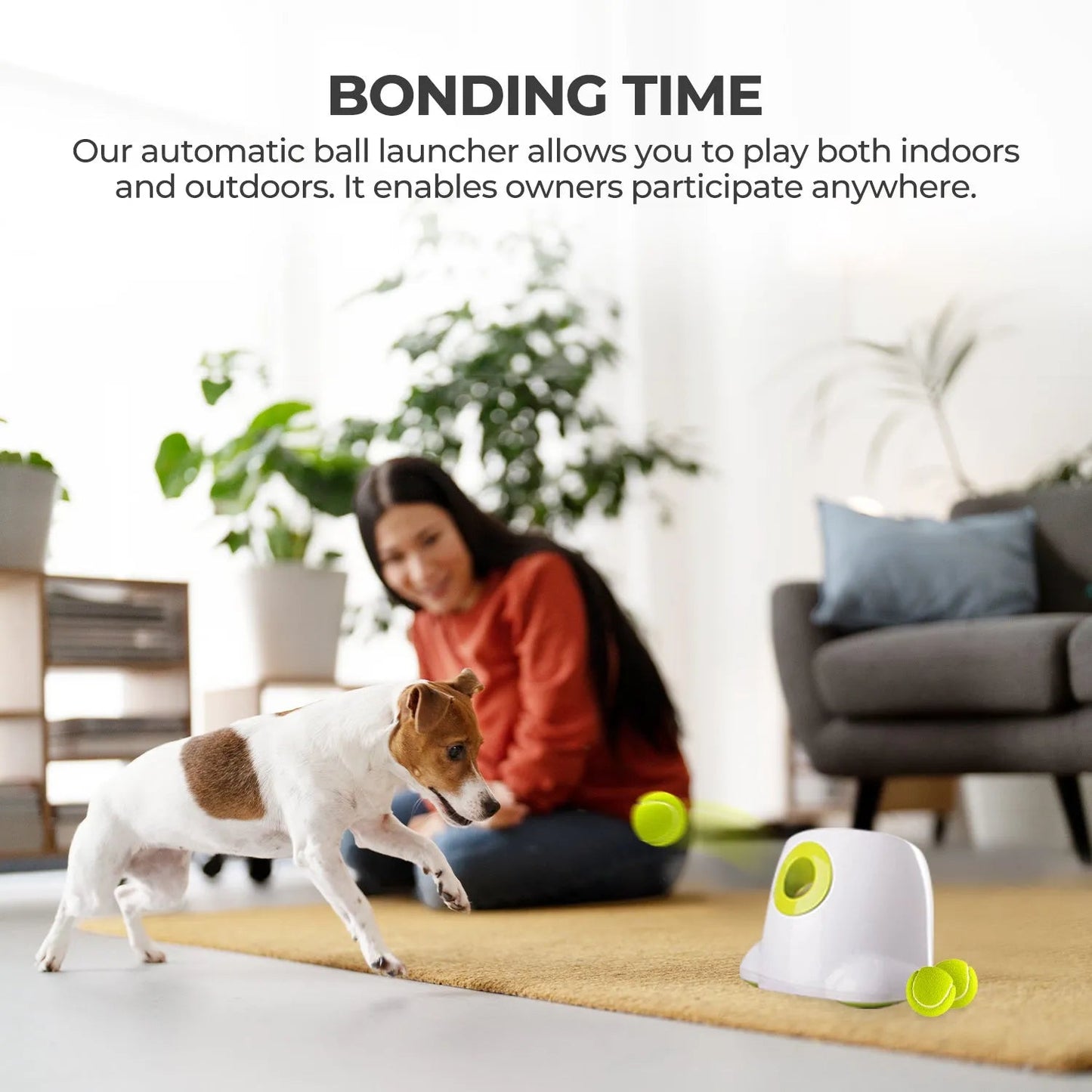 Mini Hyper Fetch Automatic Ball Launcher For Small Dogs
