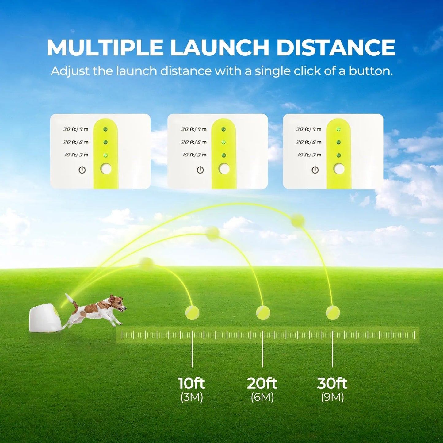 Mini Hyper Fetch Automatic Ball Launcher For Small Dogs