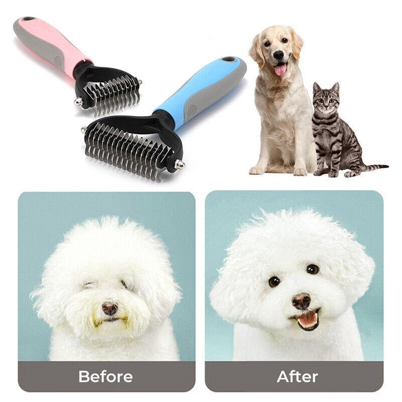 Double-Sided Pet Grooming Tool