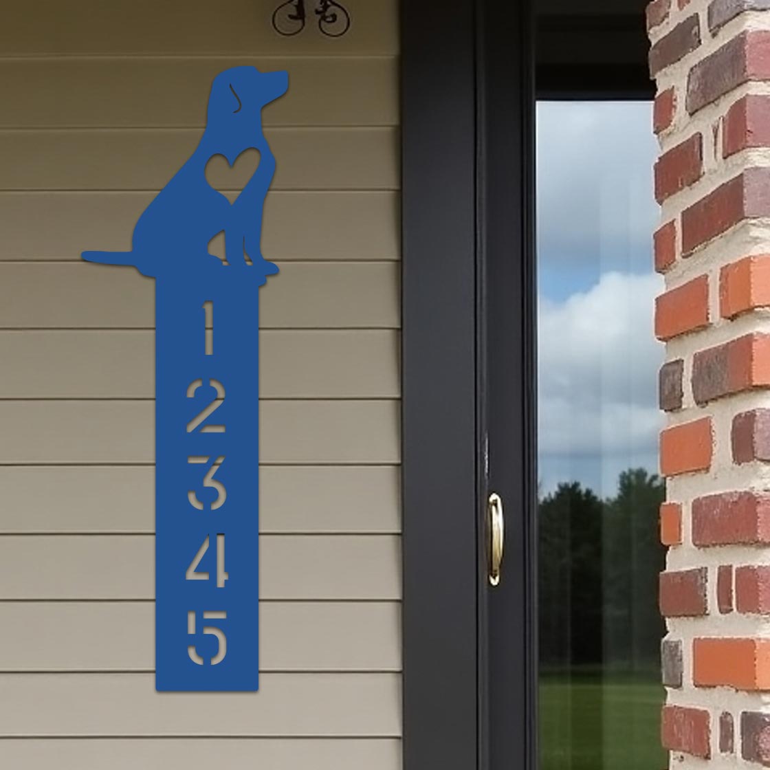 Dog Lover Address Sign