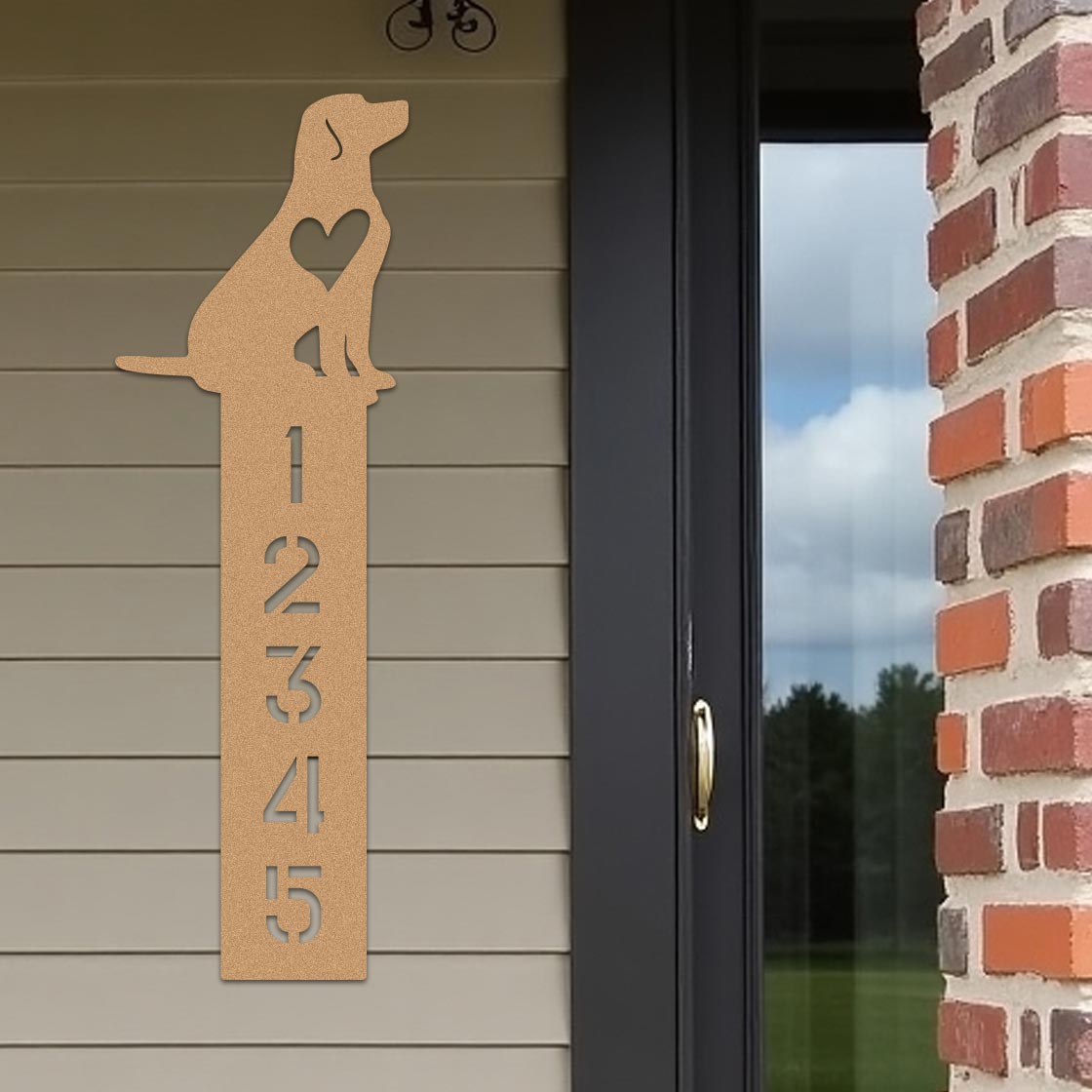 Dog Lover Address Sign