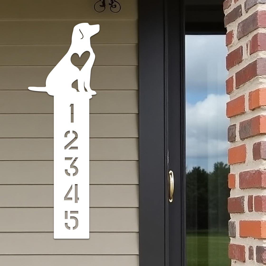 Dog Lover Address Sign