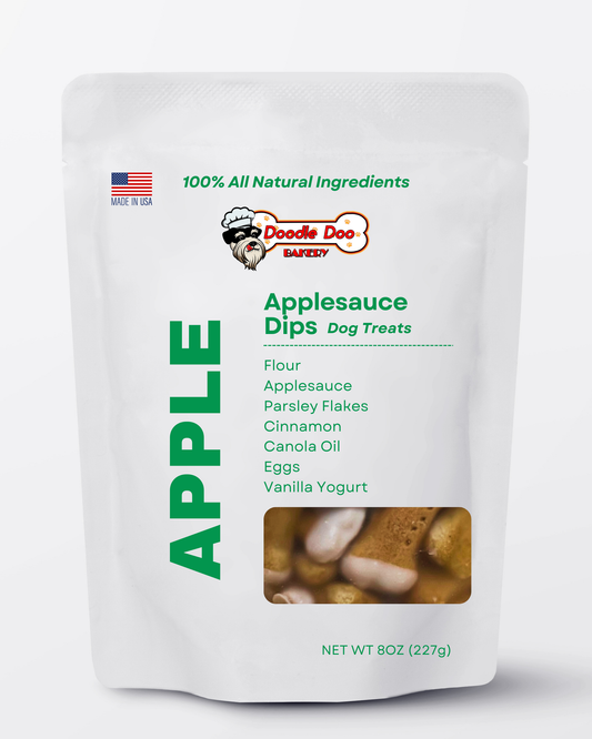 Homemade Dog Treats - 🍏 Applesauce Dips Treat 1/2lb 🍦
