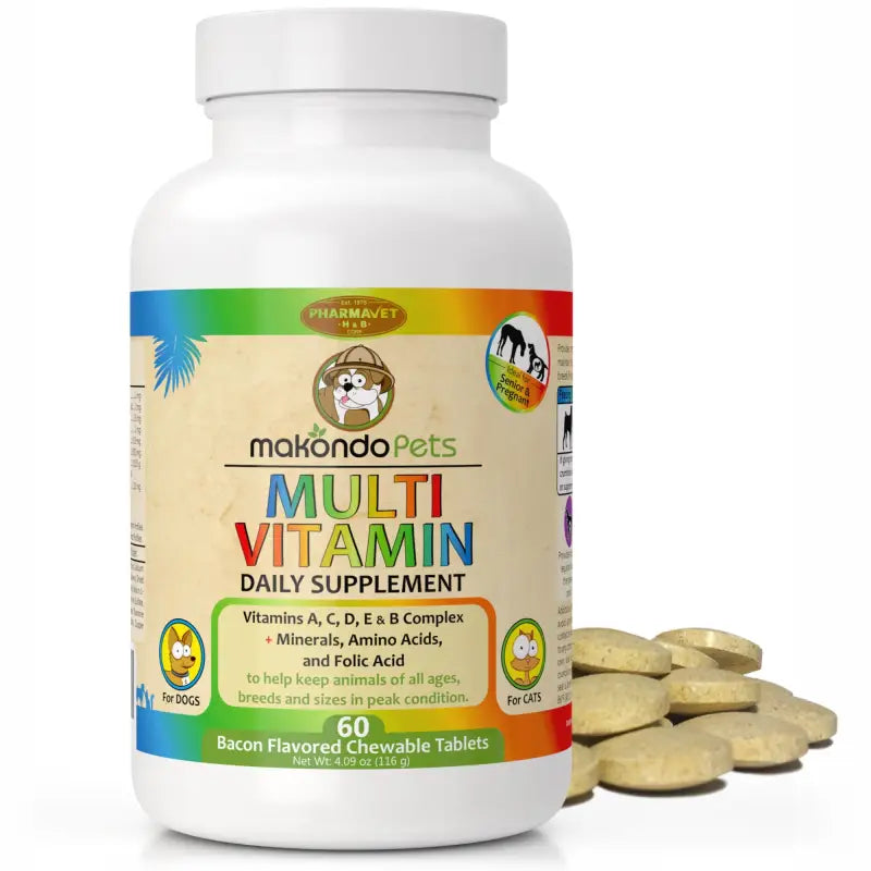 Multivitamines pour chiens et chats. Vitamines prénatales. 