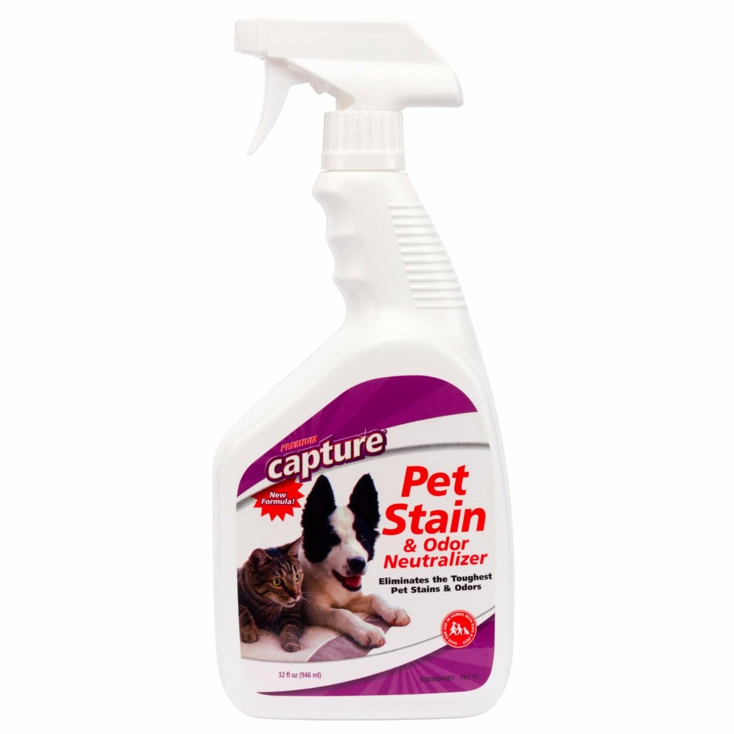 Capture Pet Stain & Odor Neutralizer Spray 32oz Carpet Wood Leather Rug
