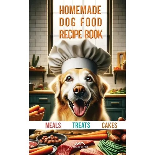 Homemade Dog Food Recipe Books for Meals, Treats and Cakes: Pawsitively Delicious Dog Dishes