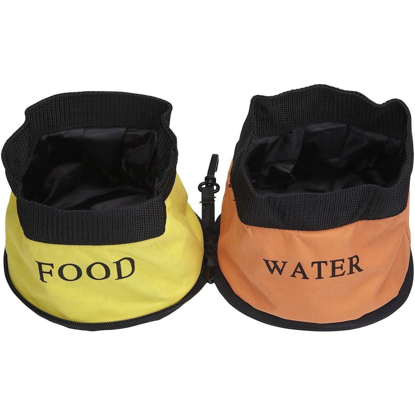 Comedero plegable para perros y gatos Pet Life ® 'Dual Folding' para comida y agua