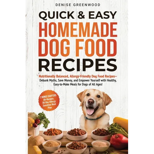 Quick & Easy Homemade Dog Food Recipes: Nutritionally Balanced, Allergy-Friendly Dog Food Recipes-Debunk Myths, Save Money, and Empower Yourself with